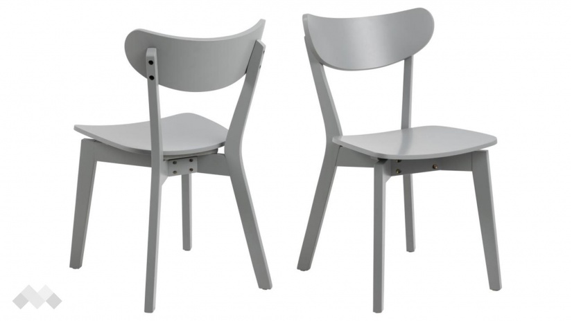 Трапезен стол Роксби сив - изглед 2