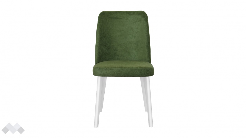 Трапезен стол Теа зелен с бяло - изглед 1 - МебелМаг Трапезен стол Теа зелен с бяло - изглед 1