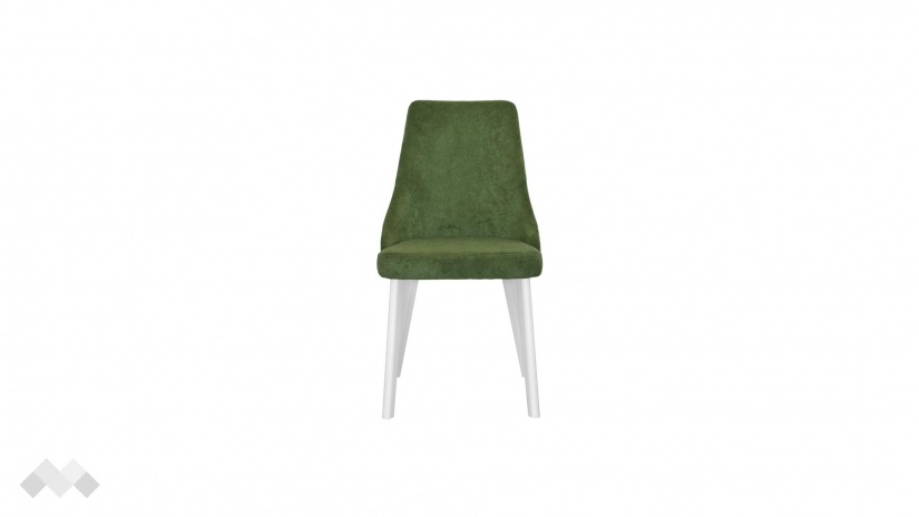 Трапезен стол Валенсия S зелен с бяло - изглед 1 - МебелМаг Трапезен стол Валенсия S зелен с бяло - изглед 1