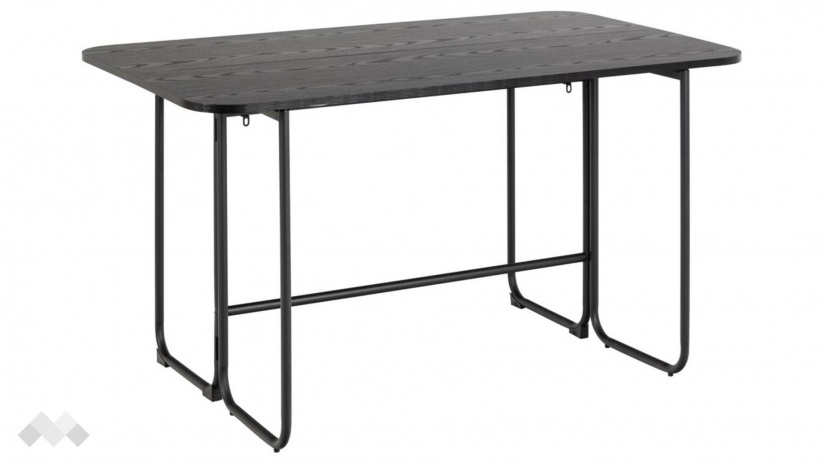 Трапезна маса Дарлингтън неразтегателни дъб черен мат - изглед 4 - МебелМаг Трапезна маса Дарлингтън неразтегателни дъб черен мат - изглед 4