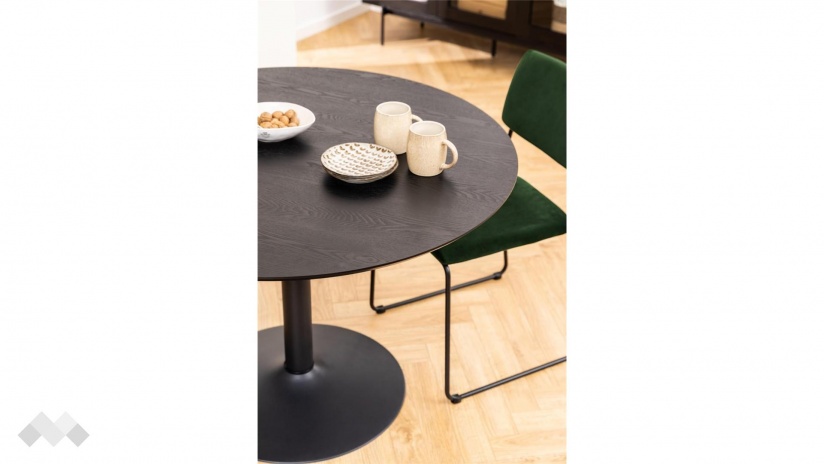 Трапезна маса Илита неразтегателни черен мат - изглед 6 - МебелМаг Трапезна маса Илита неразтегателни черен мат - изглед 6