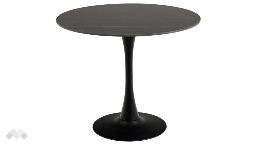 Трапезна маса Малта неразтегателни черен - изглед 1 - МебелМаг Трапезна маса Малта неразтегателни черен - изглед 1