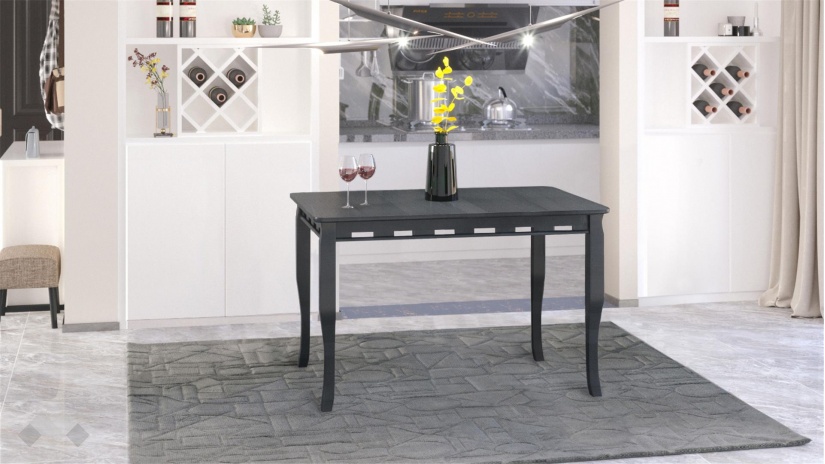 Трапезна маса Париж M разтегателни венге - изглед 1