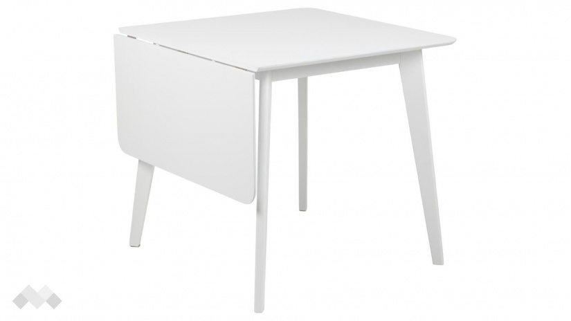 Трапезна маса Роксби разтегателни бял - изглед 1 - МебелМаг Трапезна маса Роксби разтегателни бял - изглед 1