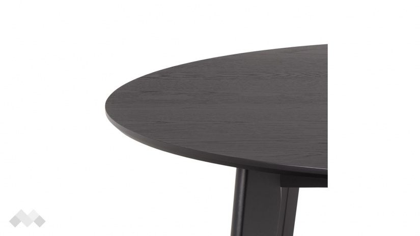 Трапезна маса Роксби неразтегателни черен мат - изглед 4 - МебелМаг Трапезна маса Роксби неразтегателни черен мат - изглед 4