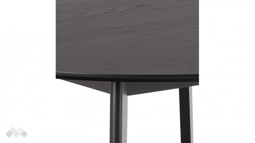 Трапезна маса Роксби неразтегателни черен мат - изглед 3 - МебелМаг Трапезна маса Роксби неразтегателни черен мат - изглед 3