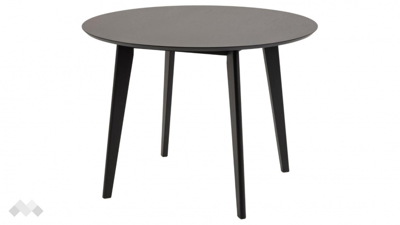 Трапезна маса Роксби неразтегателни черен мат - изглед 1 - МебелМаг Трапезна маса Роксби неразтегателни черен мат - изглед 1