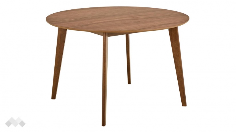 Трапезна маса Роксби неразтегателни орех - изглед 1 - МебелМаг Трапезна маса Роксби неразтегателни орех - изглед 1