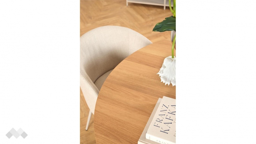 Трапезна маса Соли неразтегателни дъб натурал със сиво - изглед 6 - МебелМаг Трапезна маса Соли неразтегателни дъб натурал със сиво - изглед 6