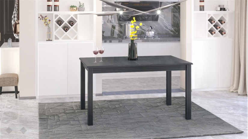 Трапезна маса Троя L разтегателни венге - изглед 1 - МебелМаг Трапезна маса Троя L разтегателни венге - изглед 1