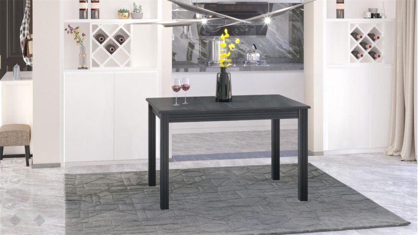 Трапезна маса Троя M разтегателни венге - изглед 1 - МебелМаг Трапезна маса Троя M разтегателни венге - изглед 1