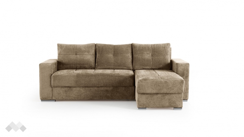Ъглов диван Алтеа универсален ъгъл кафяв - изглед 3