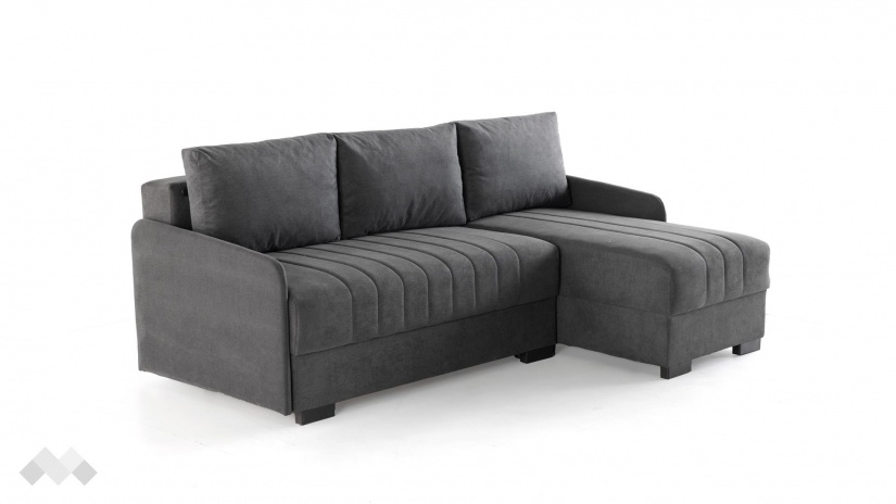 Ъглов диван Бета универсален ъгъл сив - изглед 5 - МебелМаг Ъглов диван Бета универсален ъгъл сив - изглед 5