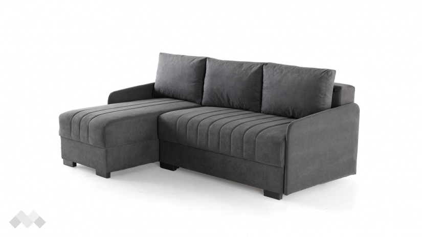 Ъглов диван Бета универсален ъгъл сив - изглед 6 - МебелМаг Ъглов диван Бета универсален ъгъл сив - изглед 6
