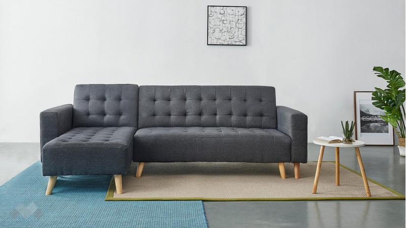 Ъглов диван Ериксън универсален ъгъл графит - изглед 1 - МебелМаг Ъглов диван Ериксън универсален ъгъл графит - изглед 1