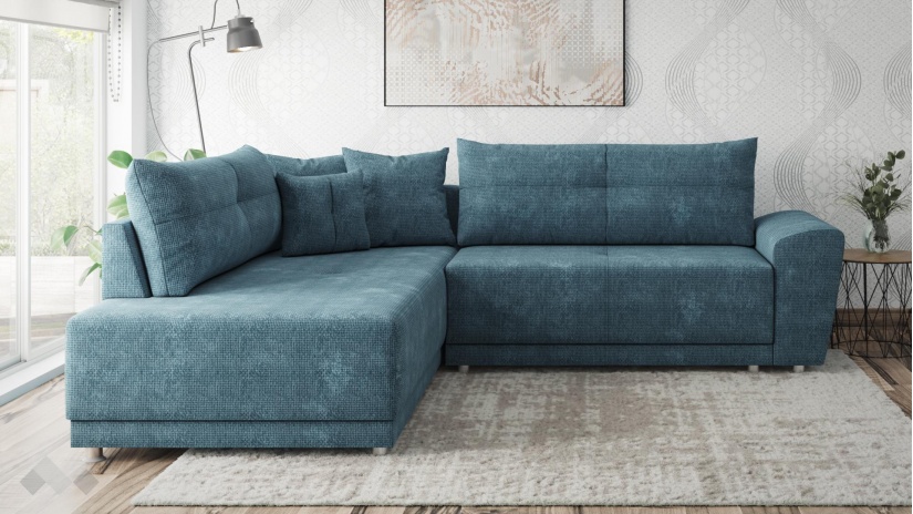 Ъглов диван Фабио с посока деним - изглед 2 - МебелМаг Ъглов диван Фабио с посока деним - изглед 2
