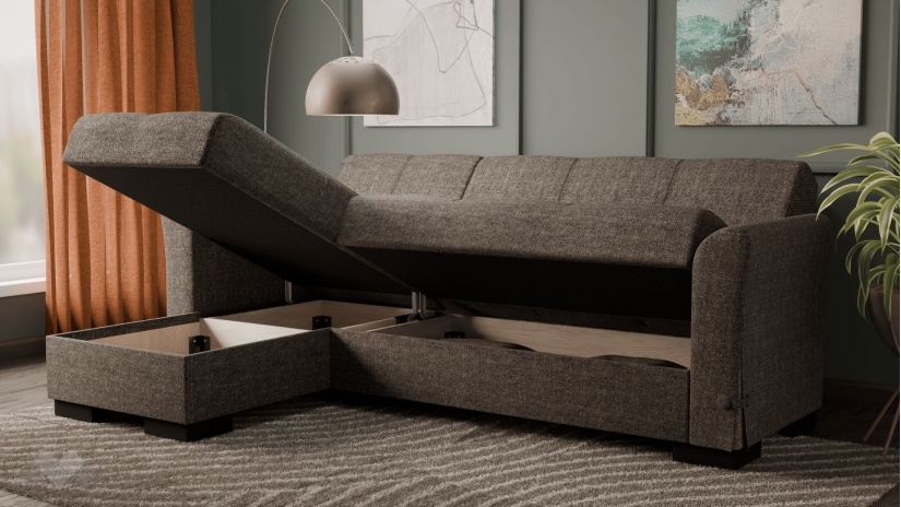 Ъглов диван Флоранс универсален ъгъл кафяв - изглед 6 - МебелМаг Ъглов диван Флоранс универсален ъгъл кафяв - изглед 6