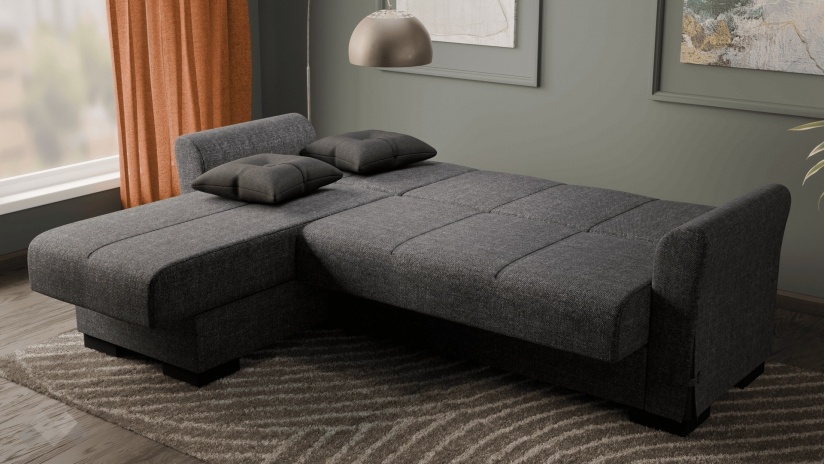 Ъглов диван Флоранс универсален ъгъл сив - изглед 8 - МебелМаг Ъглов диван Флоранс универсален ъгъл сив - изглед 8