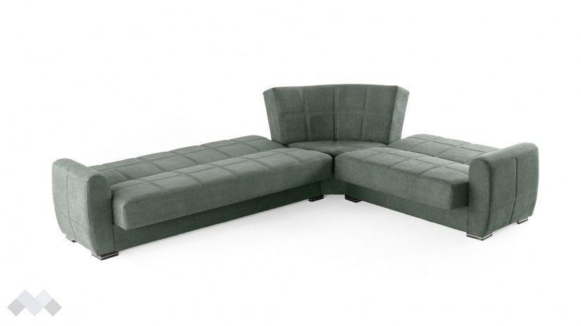 Ъглов диван Гранд универсален ъгъл зелен - изглед 9 - МебелМаг Ъглов диван Гранд универсален ъгъл зелен - изглед 9
