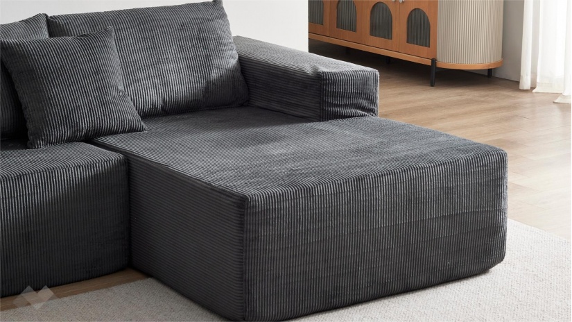 Ъглов диван Компакт с посока антрацит - изглед 6