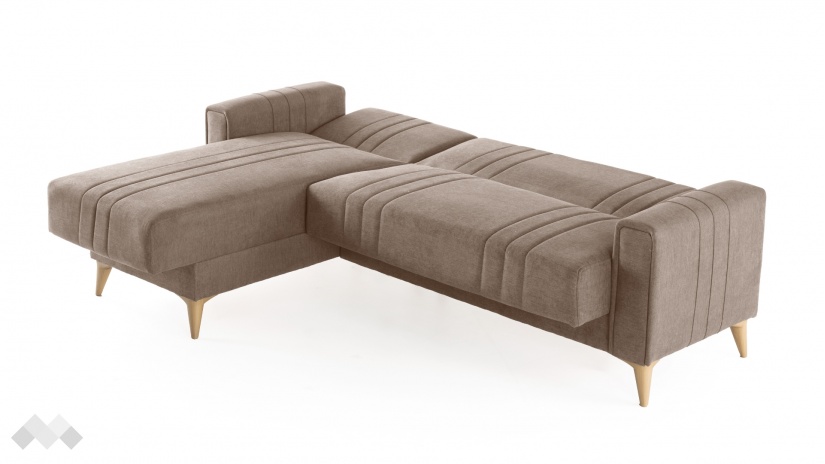 Ъглов диван Омега универсален ъгъл кафяв - изглед 10 - МебелМаг Ъглов диван Омега универсален ъгъл кафяв - изглед 10